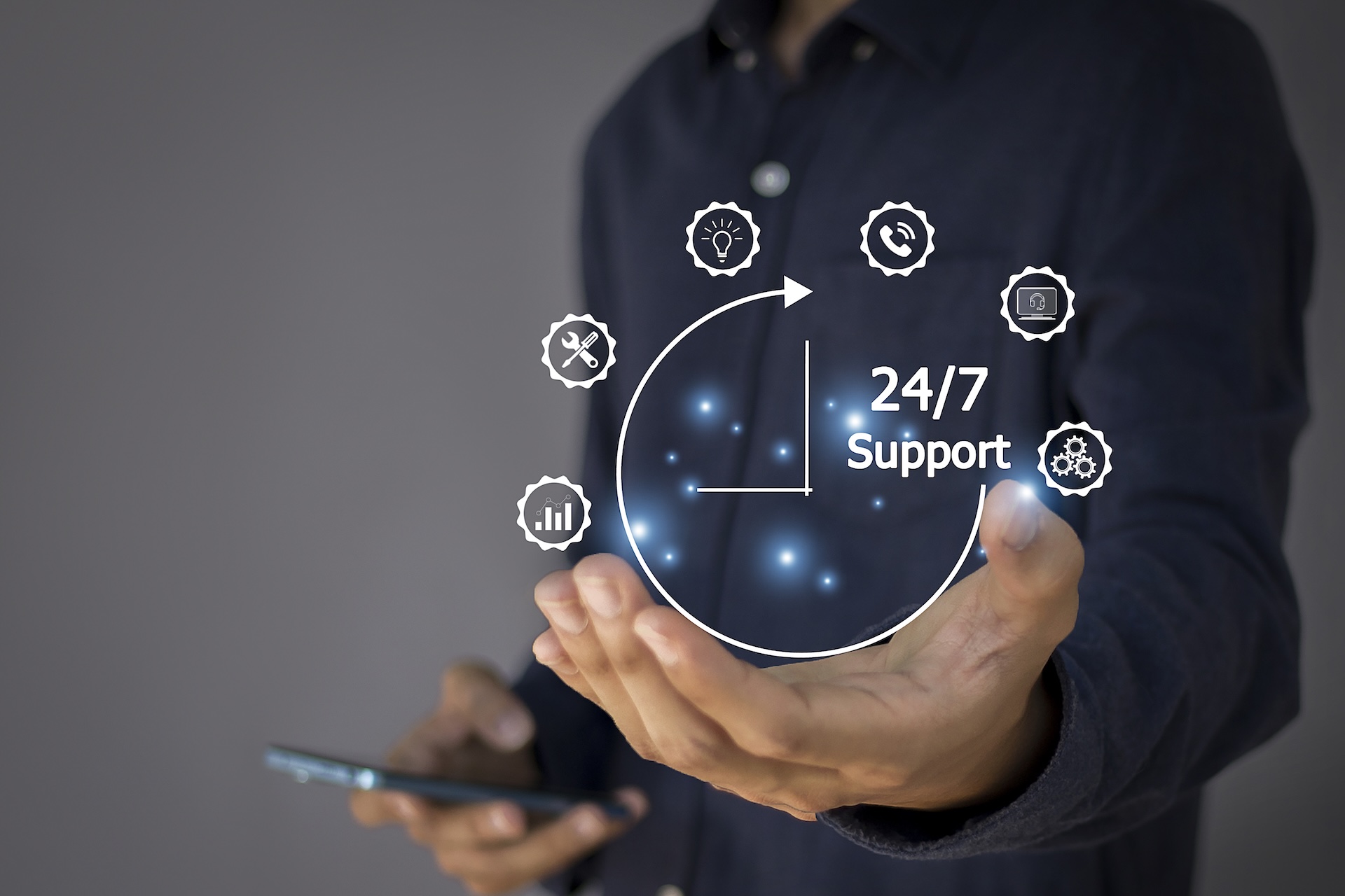 Rund-um-die-Uhr-Service